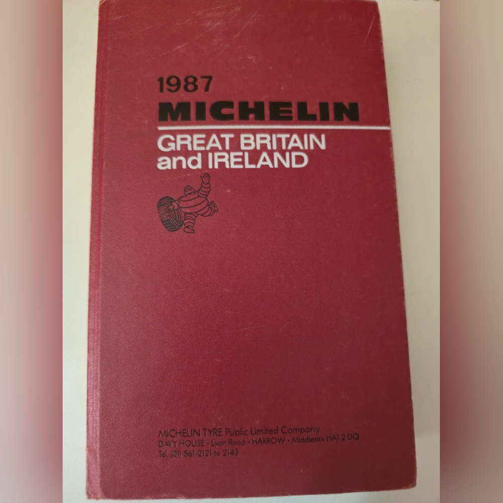 Michelin Guide Great Britain and Ireland - 1987 - Nice Condition.